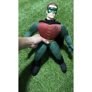 Batman Forever  Robin 1995 Hasbro Kenner Classic 17" Plush Doll - Action Figure